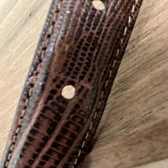 Johnston & Murphy‎ Belt 40 Brown Leather 75-3433 - Picture 7 of 16